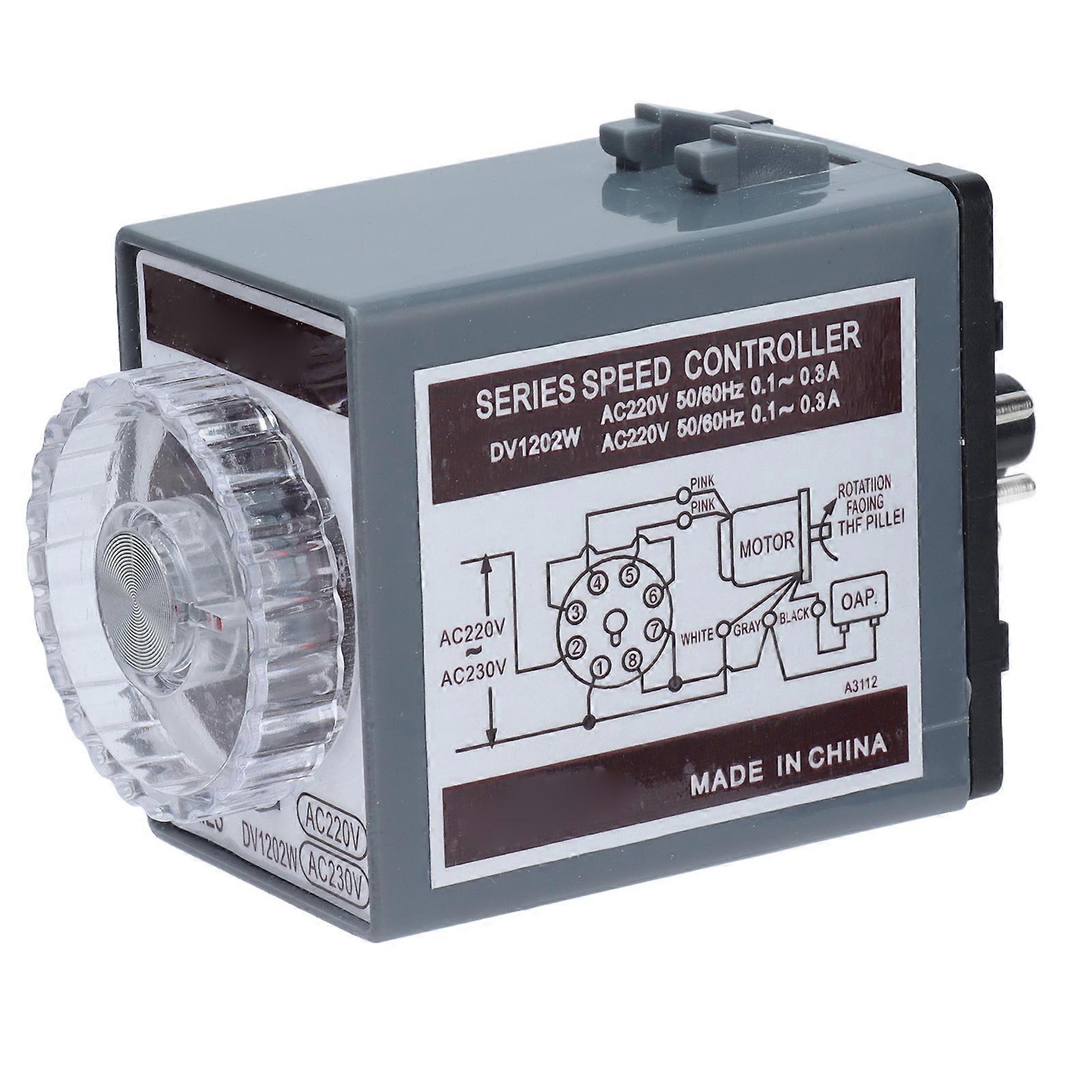 Motor Speed Controller Regulator Control Switch Accessory 220V AC for Equipment DV1202W