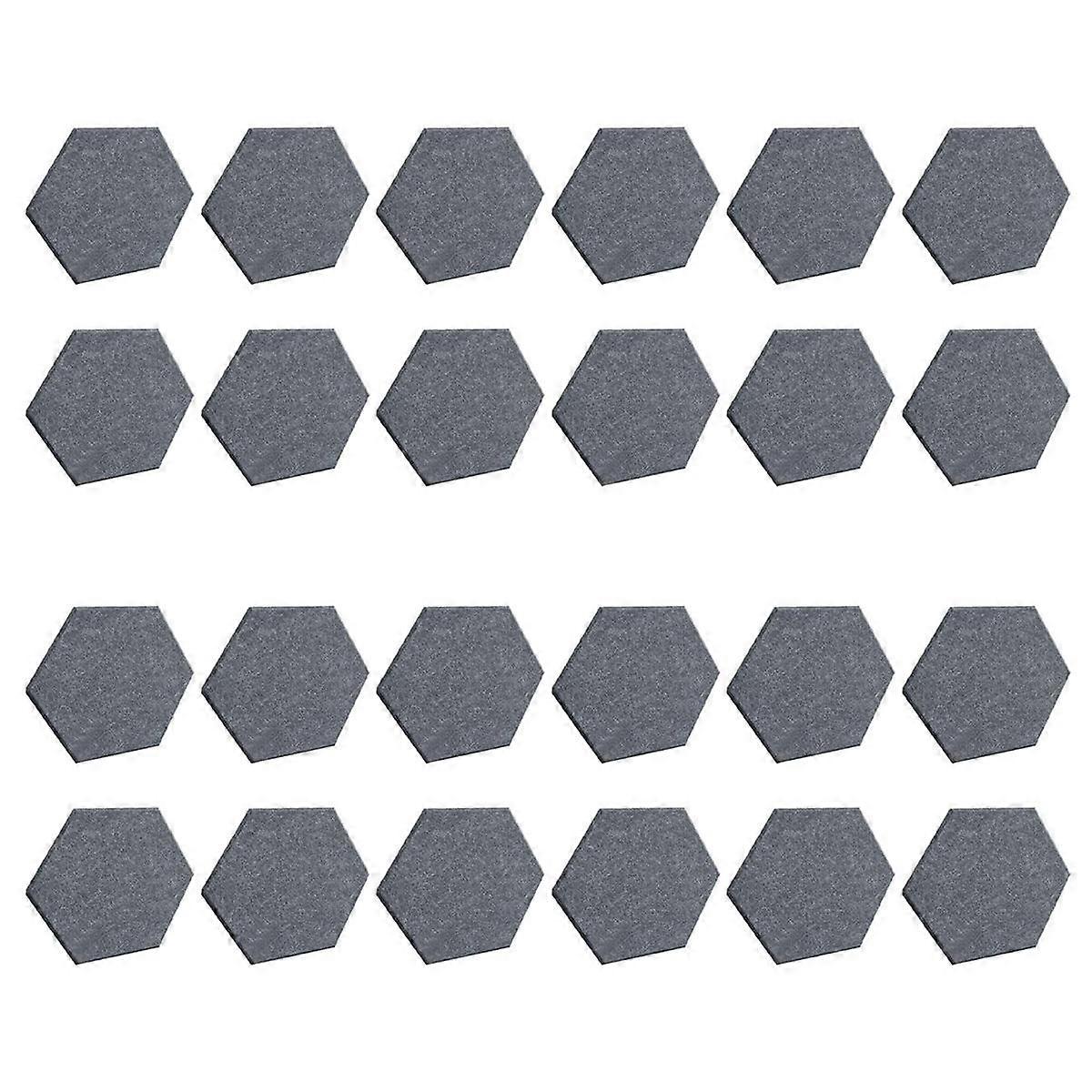 24Pcs Self-Adhesive Sound Proof Foam Acoustic Panels,12X10X0.4In Hexagonal,Reduce Noise and Elimina