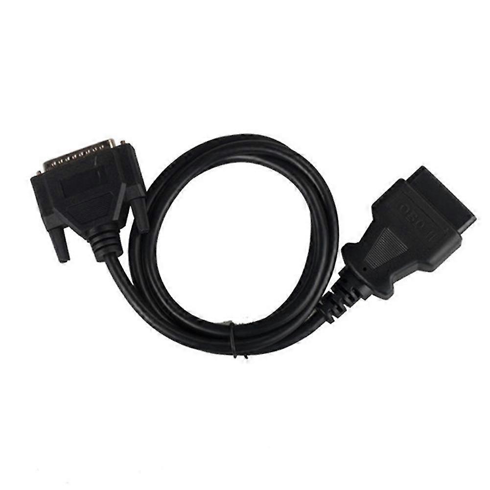 CK100 OBD2 16Pin DB25-kaapeliin 25 neulalangan sovitin Autoliittimen jatkokaapeli Diagnostiikkatyökalun kaapeli