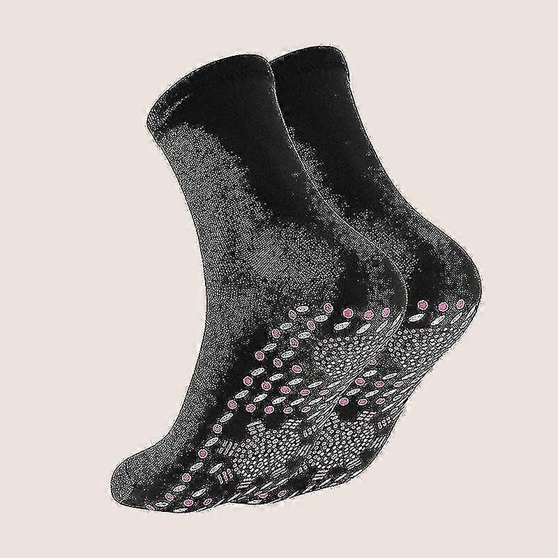 3 أزواج من التورمالين التخسيس الجوارب الصحية الشتاء الدافئ الدافئ الجوارب ذاتية التدفئة