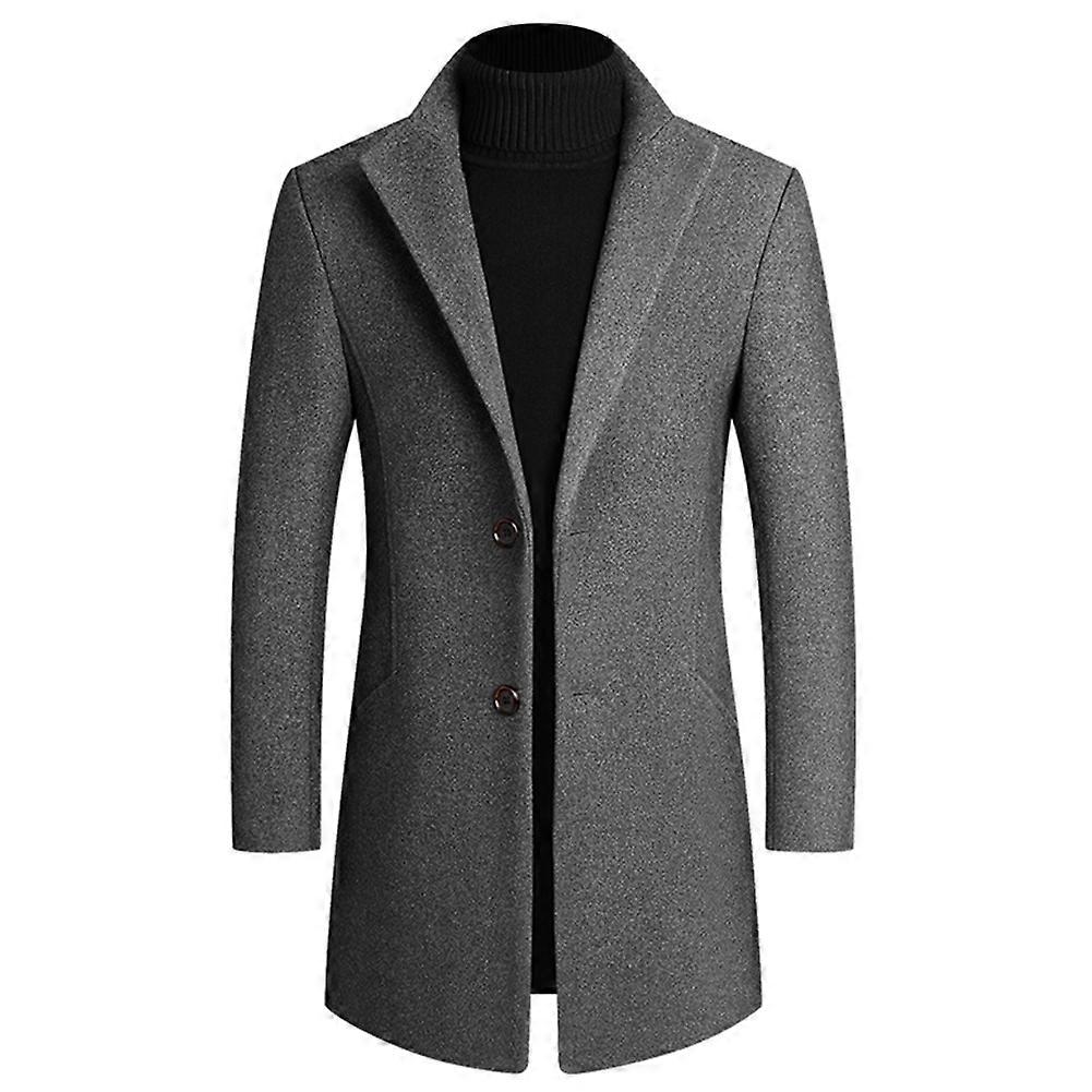 Sliktaa Mens Slim Fit Classic Elegant Coat