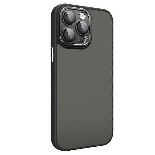 For iPhone 15 All-inclusive TPU Edge Acrylic Back Mobile Phone Case with Lens Film