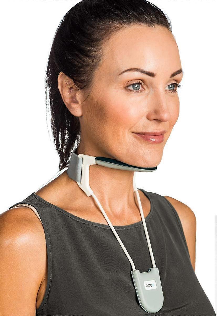 Nackkrage - Nackkrage & Diskret stödkrage - Smärtlindring för nacke, rygg och axlar Grå(L),2024 Ping