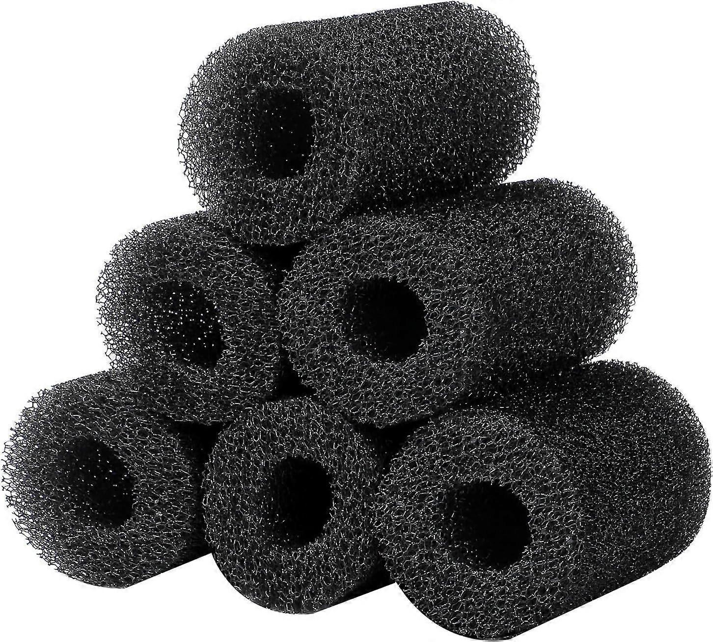 6-Pack Pre-Filter Sponge for Aquarium Shrimp Fry Fish Tank Filter 0.8 Intake, Replacement Foam Cover
