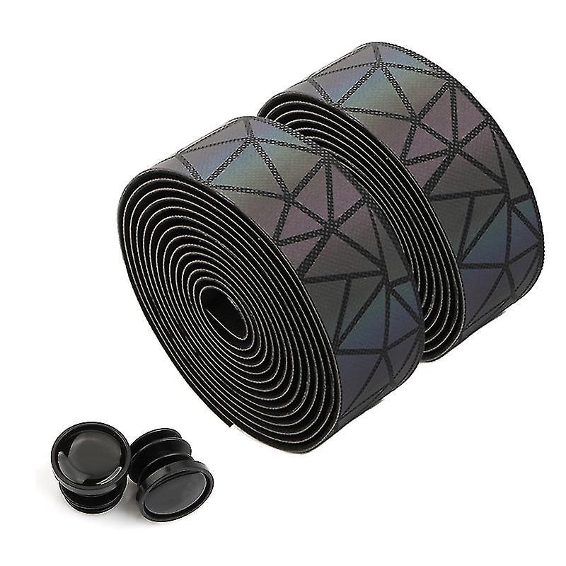 1 Set Cycling Riding Road Bike Damping Handlebar Strap Bicycle Anti-slip Bar Grips Wrap Tape With 2 Bar Plugs
