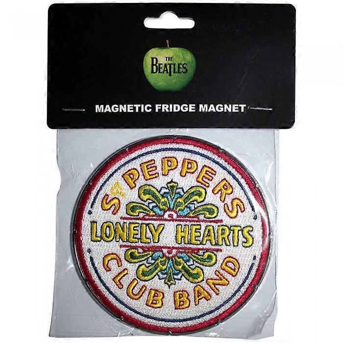 The Beatles Sgt Pepper Drum Patch Fridge Magnet