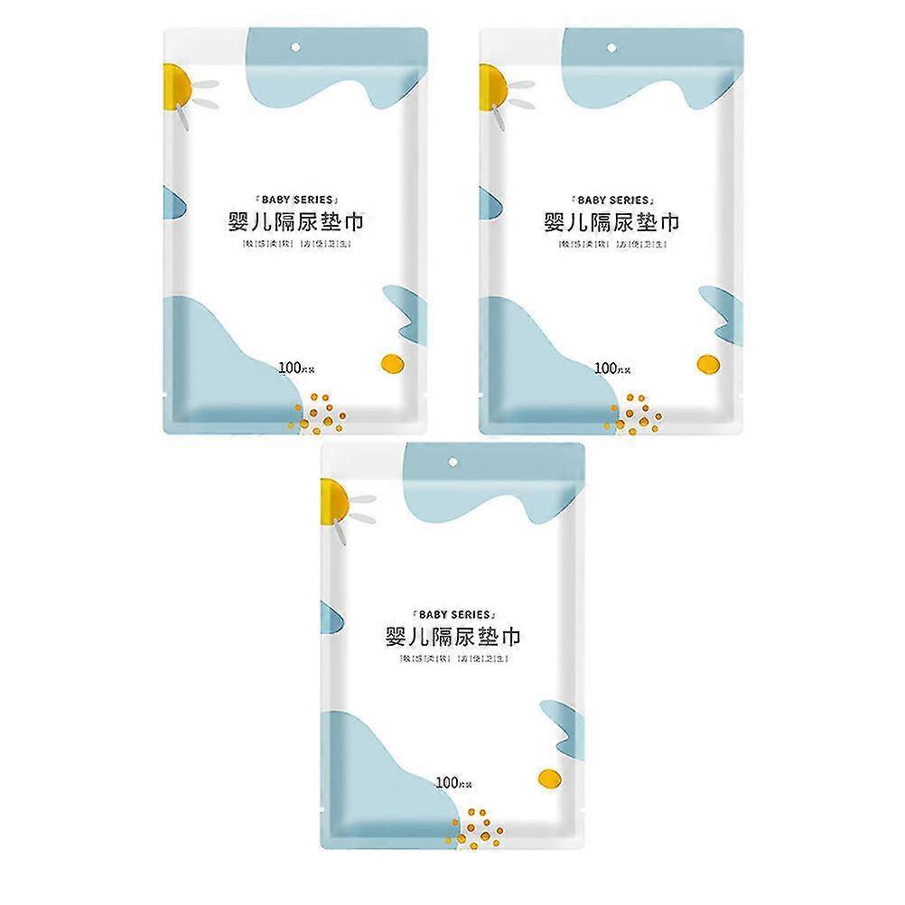 300pcs Disposable Changing Pad Liners Waterproof Pad For Baby Diaper Changes