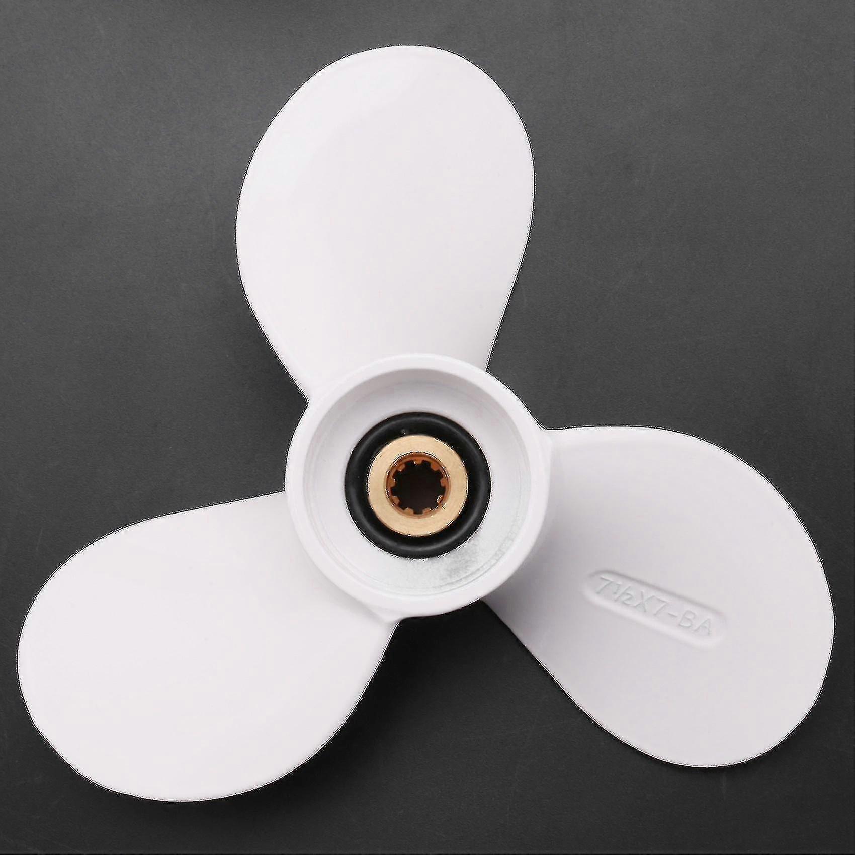 7 1/2x7 For 4hp 5hp 6hp For Yamaha 9 Tooth Spine Aluminium Propellers