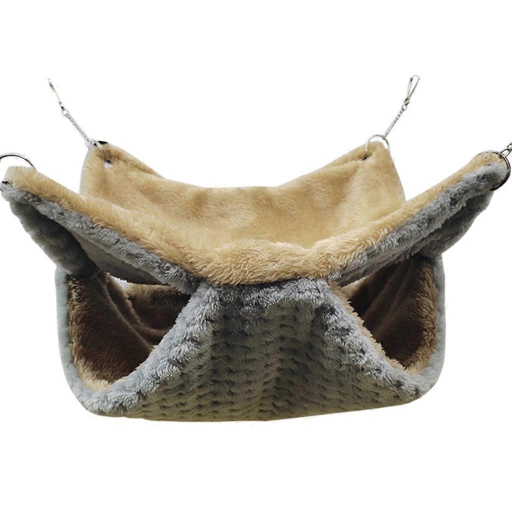 Small Pets Hammock Hamster Cage Small Animal Comfortable 2-layer Hanging Cage