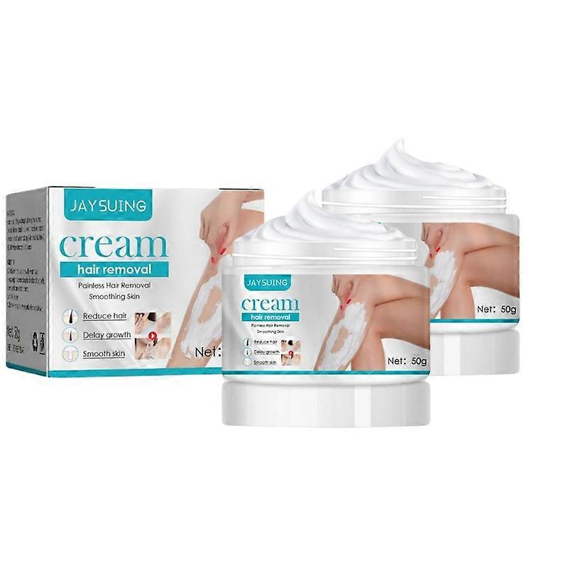 2X קרם להסרת שיער מהיר ללא כאבים רסן קבוע רגלי בית השחי תיקון מסיר שיער עור חלק מעכב צמיחת שיער גוף