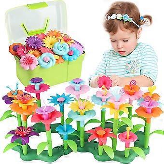 Set da 72 pezzi per la costruzione di un giardino di fiori magici - Giocattolo artigianale per l'apprendimento e le arti STEM per piccoli esploratori (3-6 anni) - Un regalo perfetto per il gioco fantasioso per i pr