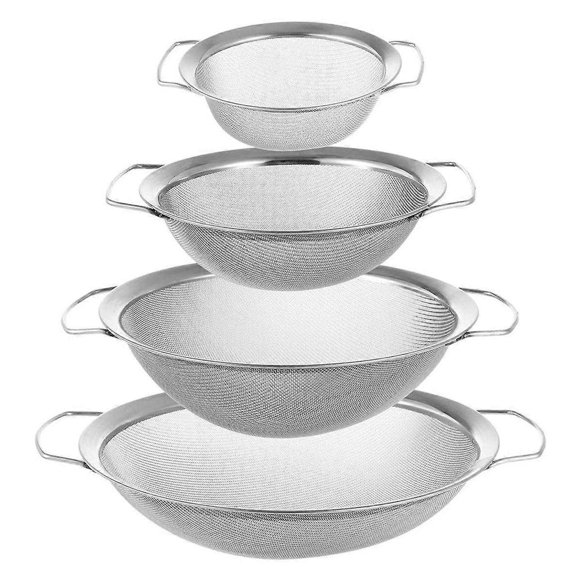 Fine Mesh Paint Strainer, Double Handle Paint Bucket Strainer Tool Insert for Fruits and Vegetables