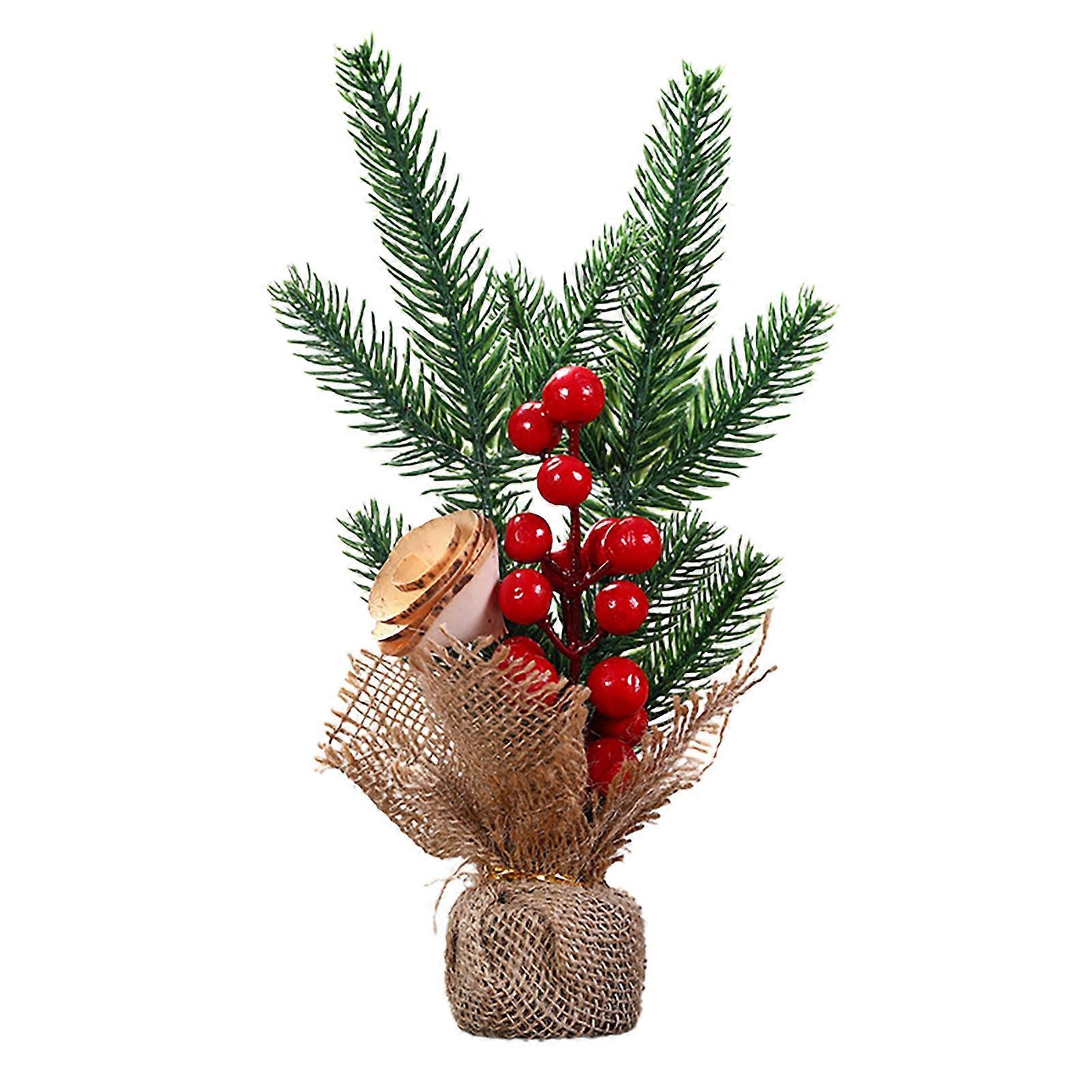 Artificial Christmas Tree Everlasting Exquisite Wood Versatile Desk Decor Christmas Tree for Home KAESI