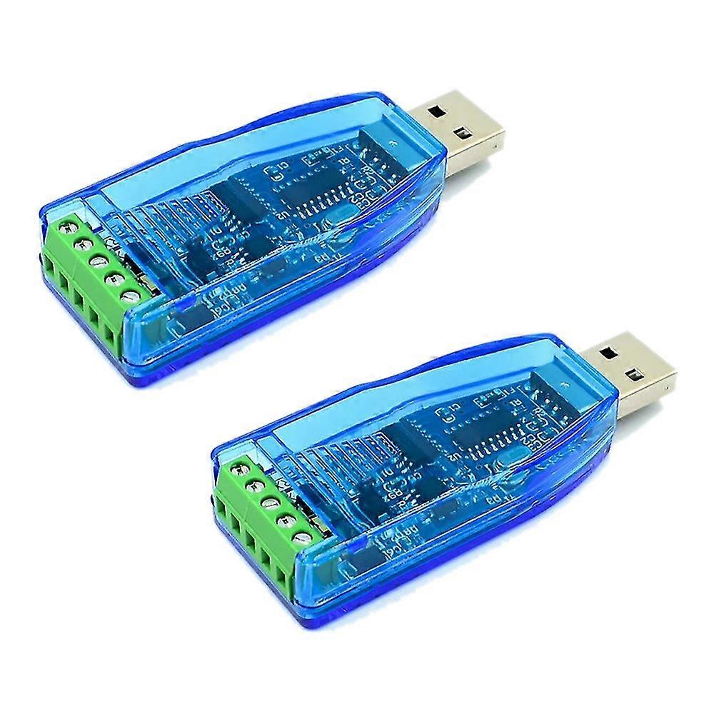 2pcs Usb To Rs485 Converter Isolate Module Upgrade Industrial Tvs Esd Protection Ch340e Standard Rs-485 Connector Board