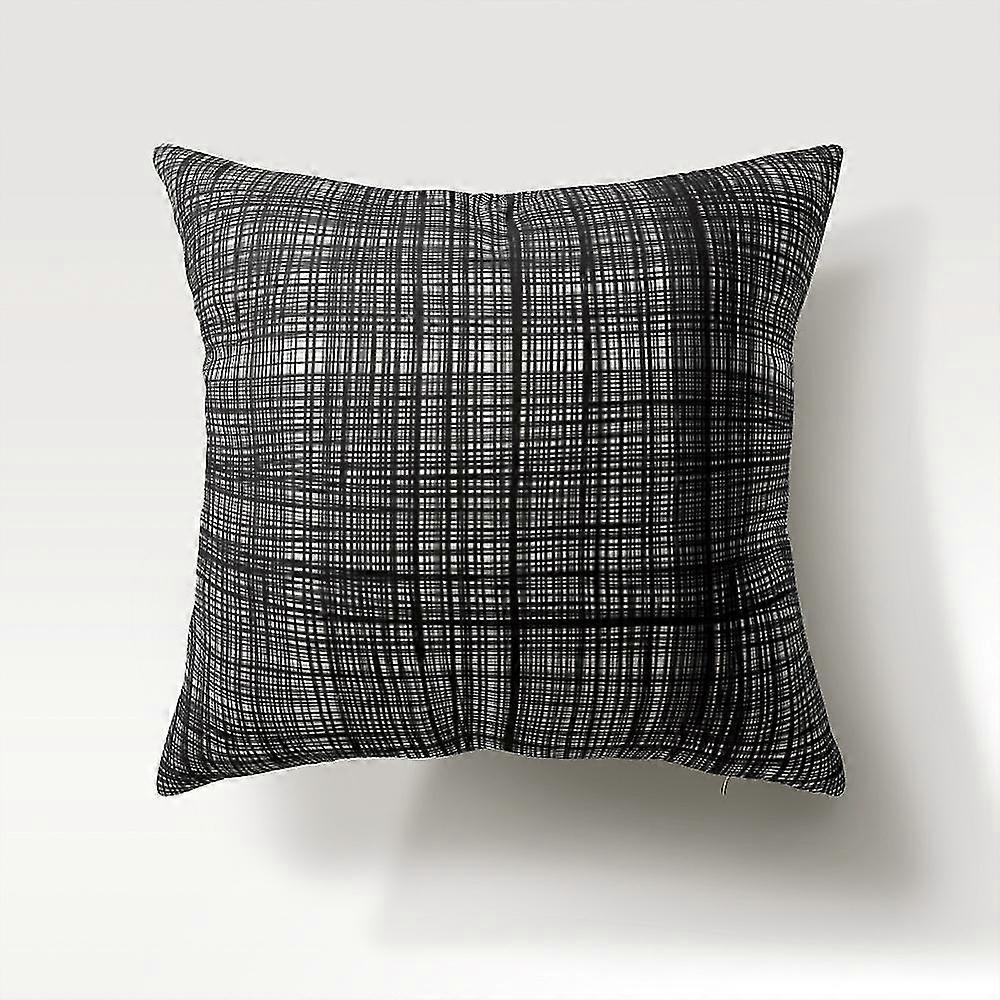 4 Piece Pillowcases Modern Cushion Decorative Pillowcase Polyester 18 X 18 Inch Square Pillowcase Hidden Zipper