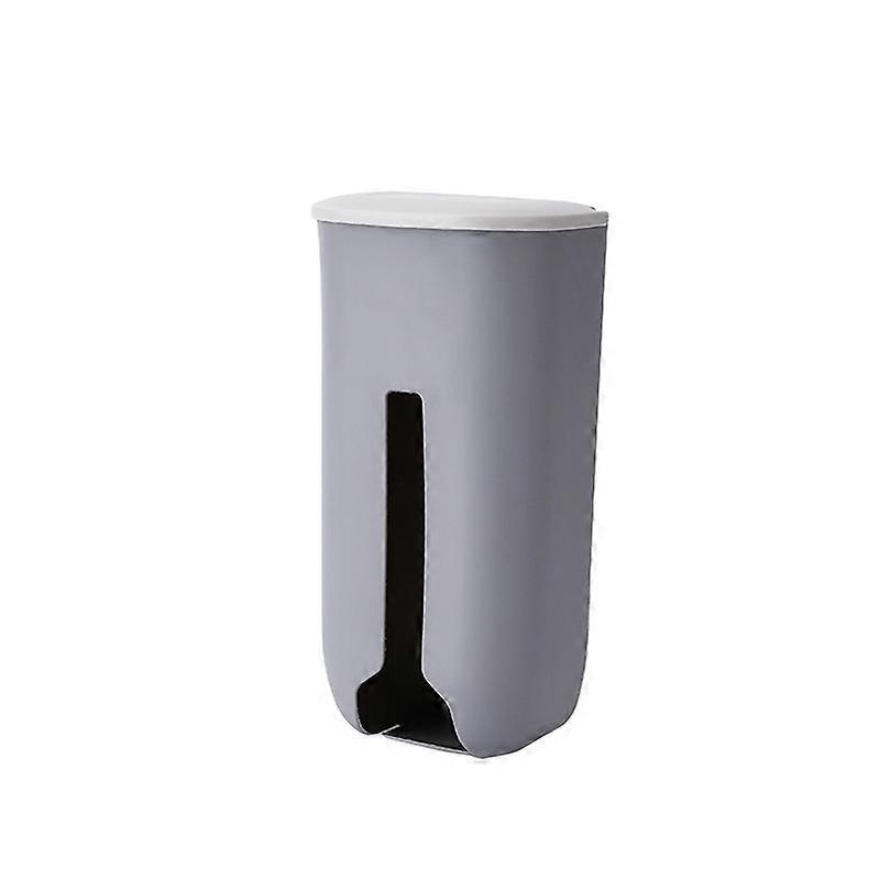 Storage Box Punch-free Wall Mount PP Garbage Bag Storage Case for Kitchen