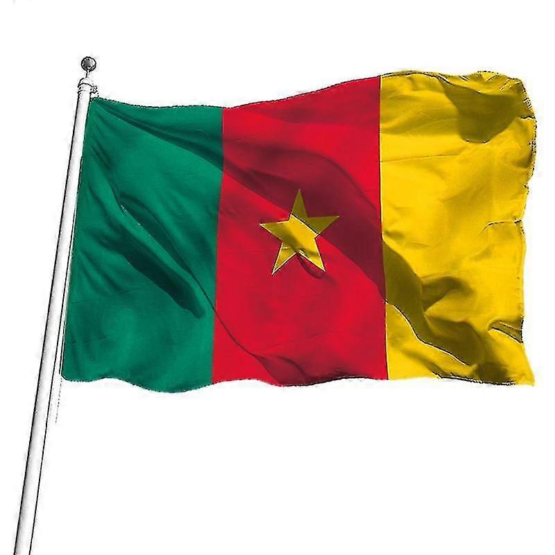 2022 Qatar Calcio Camerun String Flags Bandiera del Camerun Banner