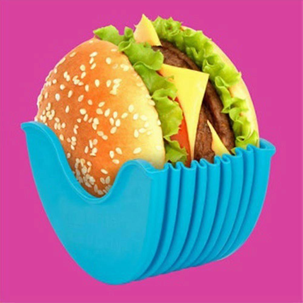 Reusable Hamburger Buns Fixed Box Sandwich Burger Buddy Holder