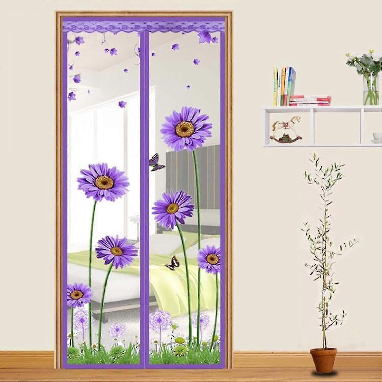 Mosquito Net Magnetic Window Door, Magnetic Sliding Mosquito Net Magnetic Window Magnetic Door Curtain 90x210cm