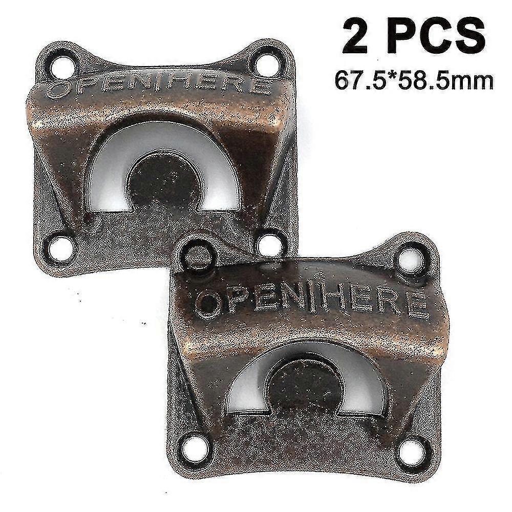 2 Pcs Bottle Opener Wall Mounting,6.7 X 5.9cm