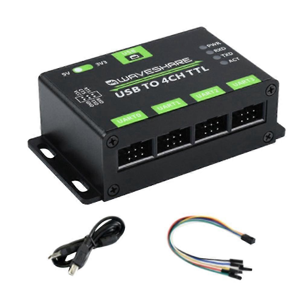 Industrial Grade Uart Communication Module Usb To 4 Way Ttlsupports Win7 / 8 / 8.1/10/11, , Linux
