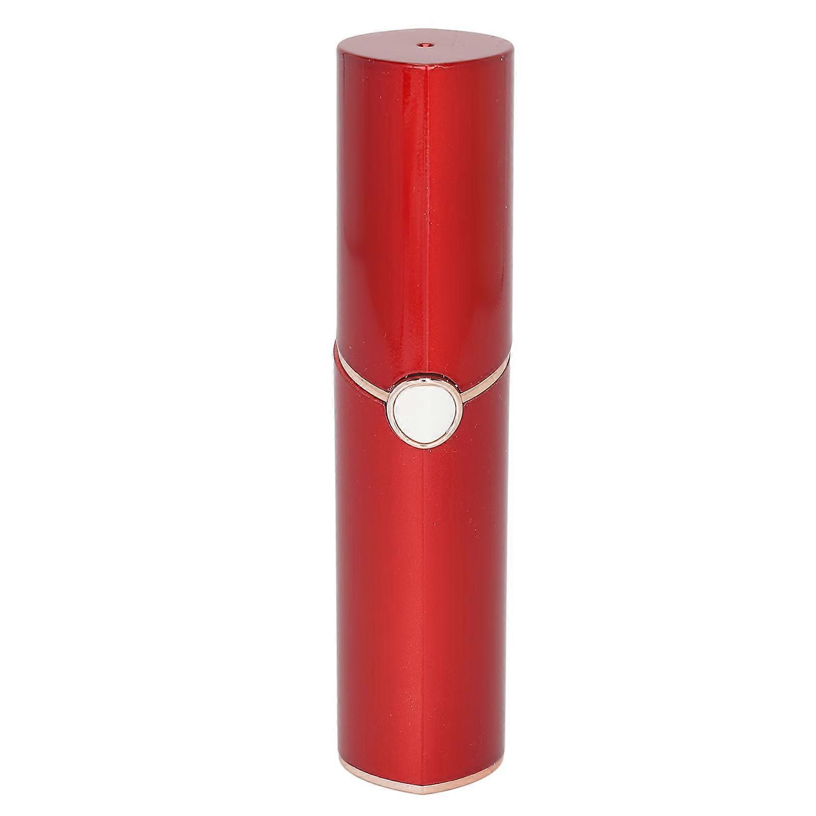 Electric Hair Remover for Women Portable Removable Cutter Head USB Rechargeable Facial Hair Remover for Lips Chin Armpit Red