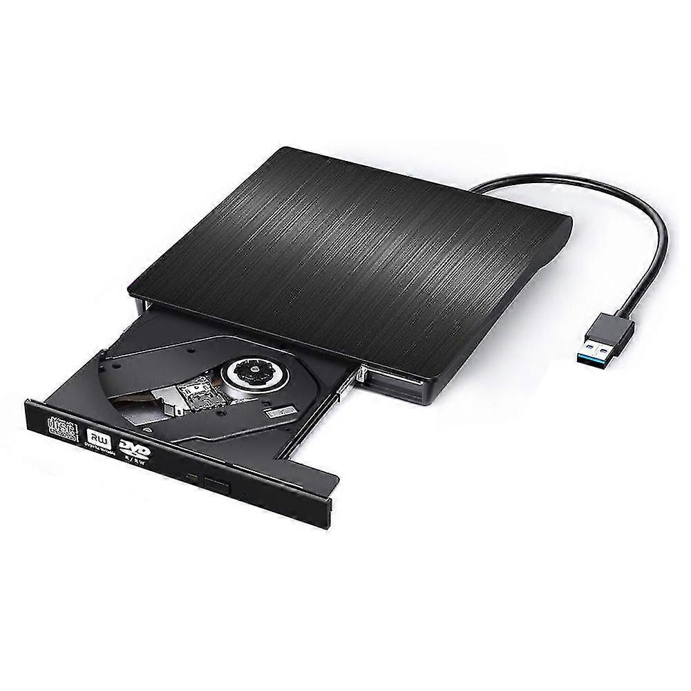 External Cd Dvd Drive, Usb 3.0 Portable Cd Dvd +/-rw Drive Slim Cd Dvd Rom Rewriter Burner Cd Dvd Player Compatible With Laptop Desktop Macbook Pc Win