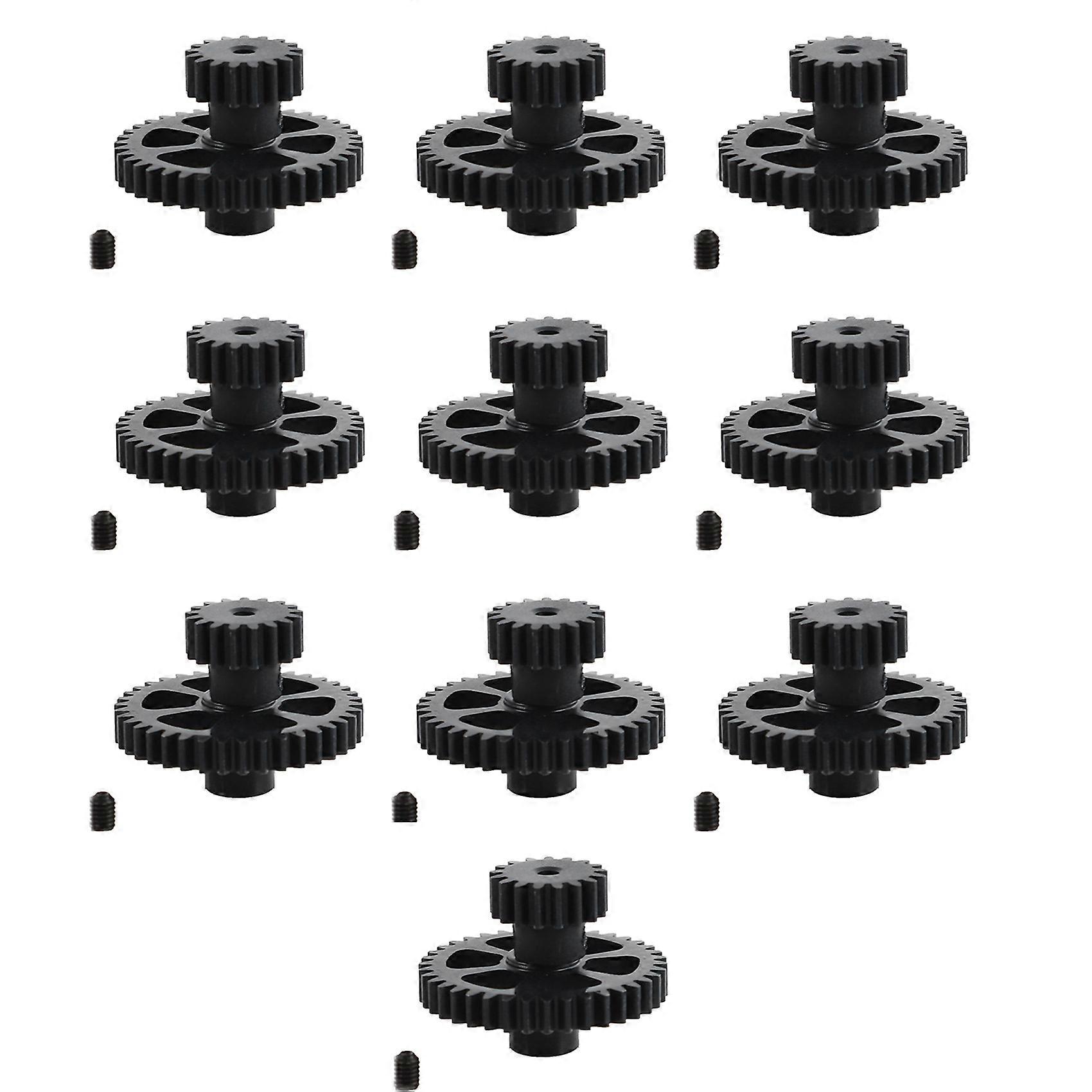 10X Upgrade Part Metal Reduction Gear + Motor Gear Spare Parts for A949 A959 RC Car Remote Control