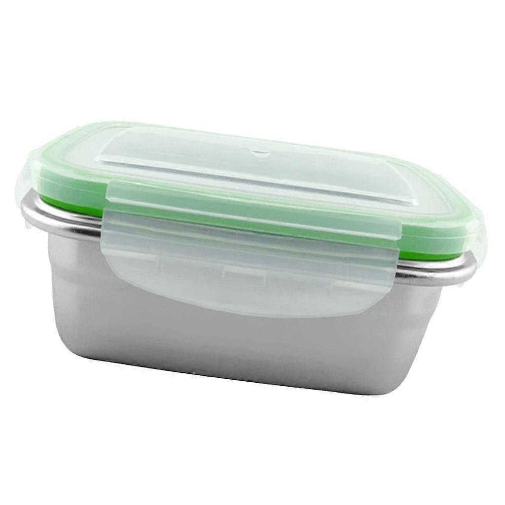 Air Tight Containers Boxes Stainless Steel Food Storage Container 5 Sizes - 350ml