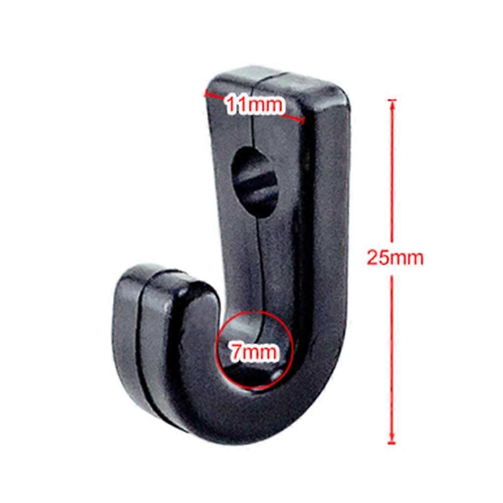 2x 1 Pair of Nylon Lashing Kayak Paddle Board Shock Cord J Hook Tying Hook