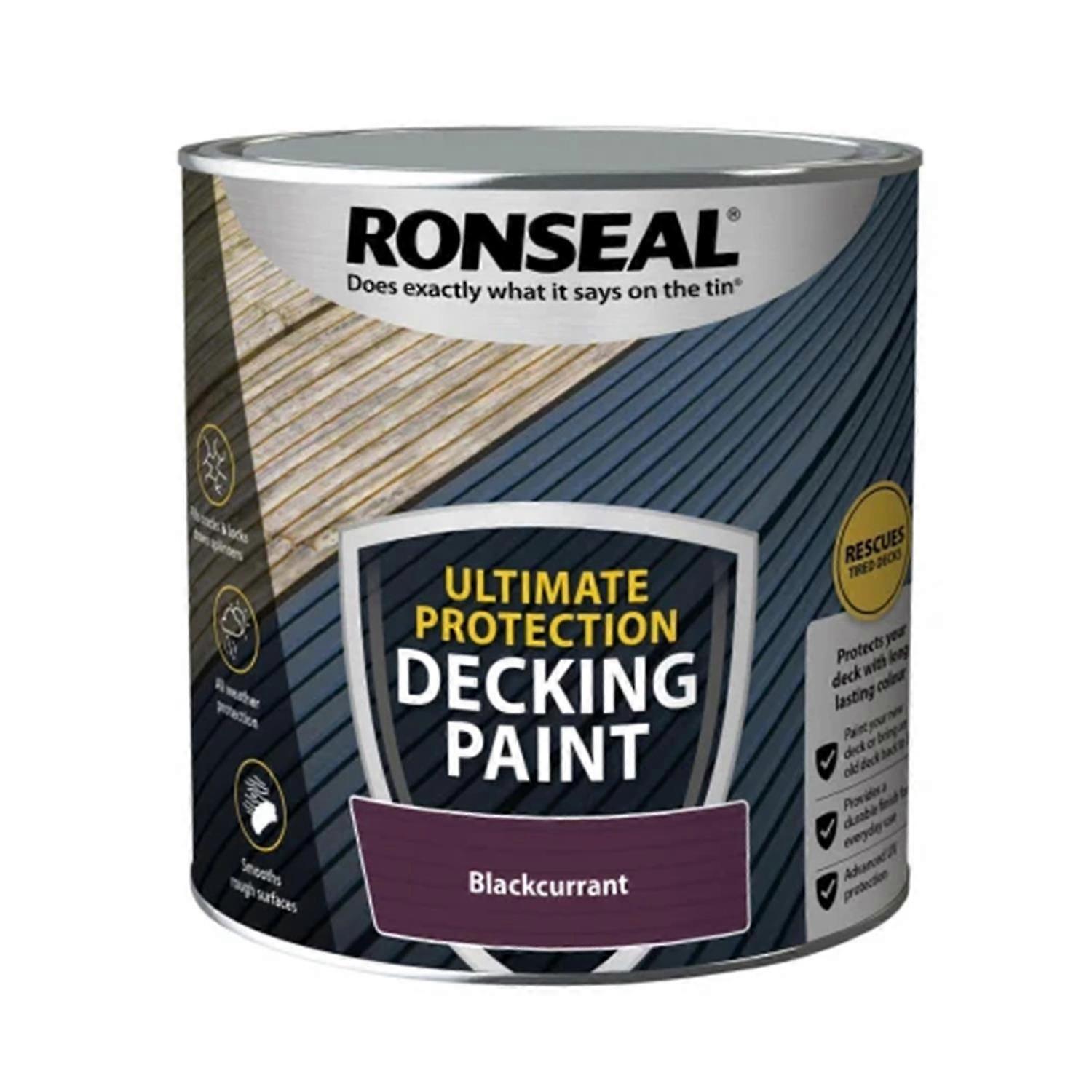 Ultimate Protection Decking Paint Blackcurrant 2.5 litre