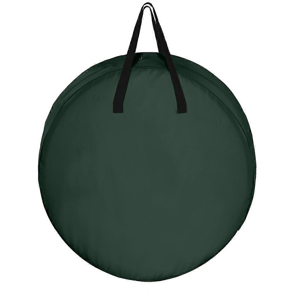 クリスマスリース収納バッグラウンドオーナメントガーランドジッパー付きバッグハンドル付き