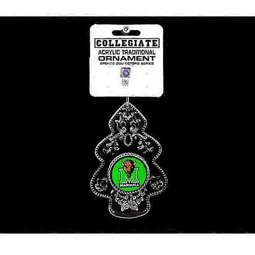Marshall Thundering Herd NCAA Acrylic Traditional Tree Ornament