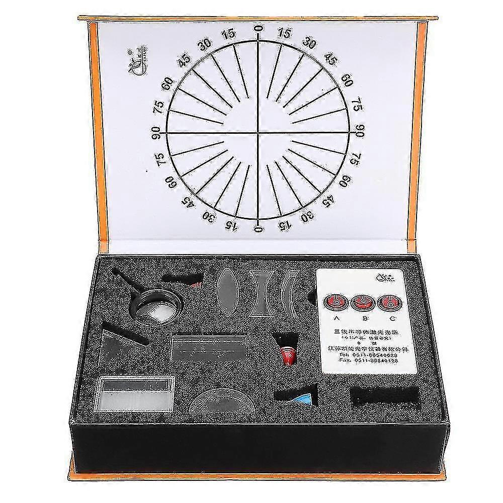 For Physical Optical Experiment Box Triangular Prism Convex Lens Concave Mirror Set Junior High School