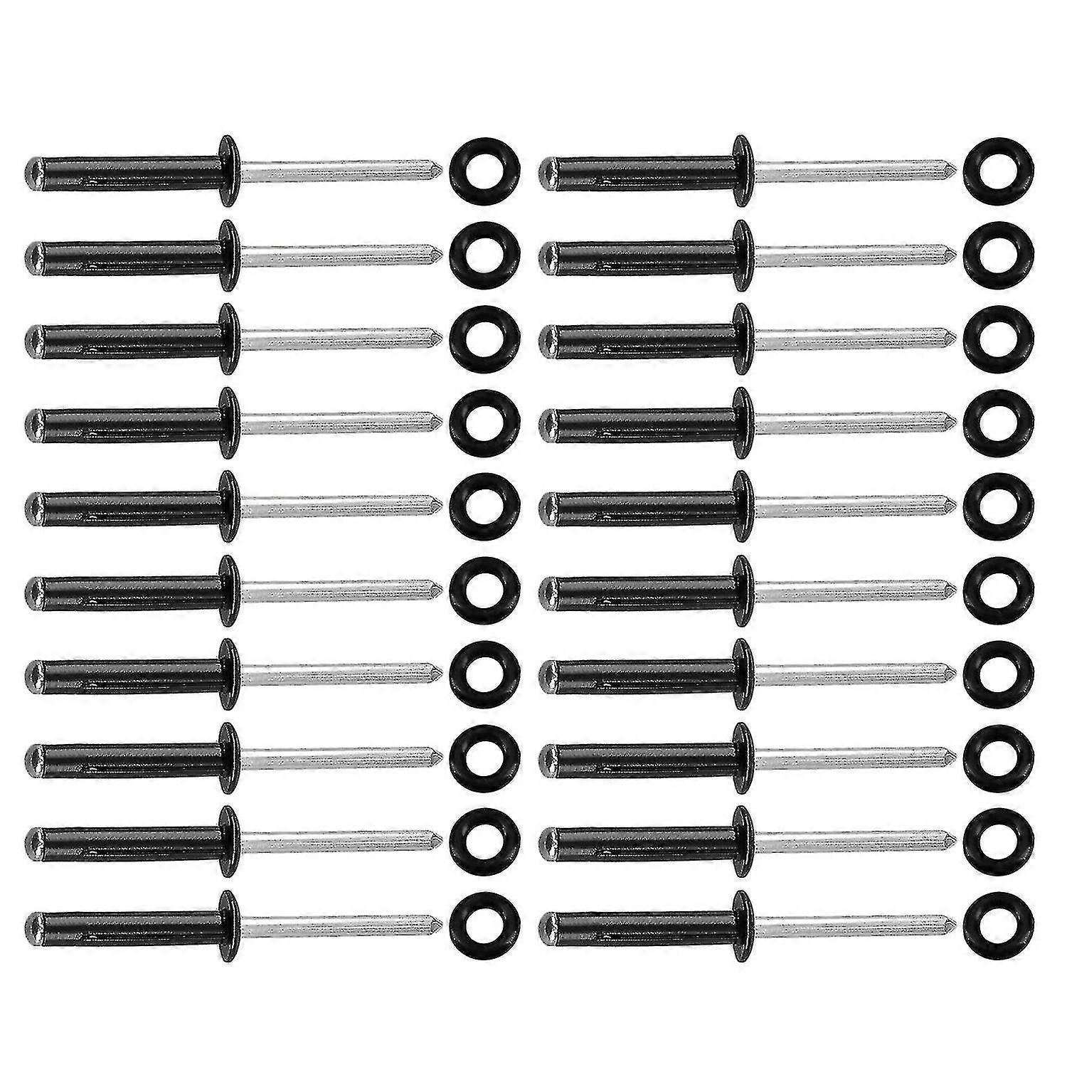 20-pack Kayak Canoe Tri-grip O-ring Tri-fold Rivets