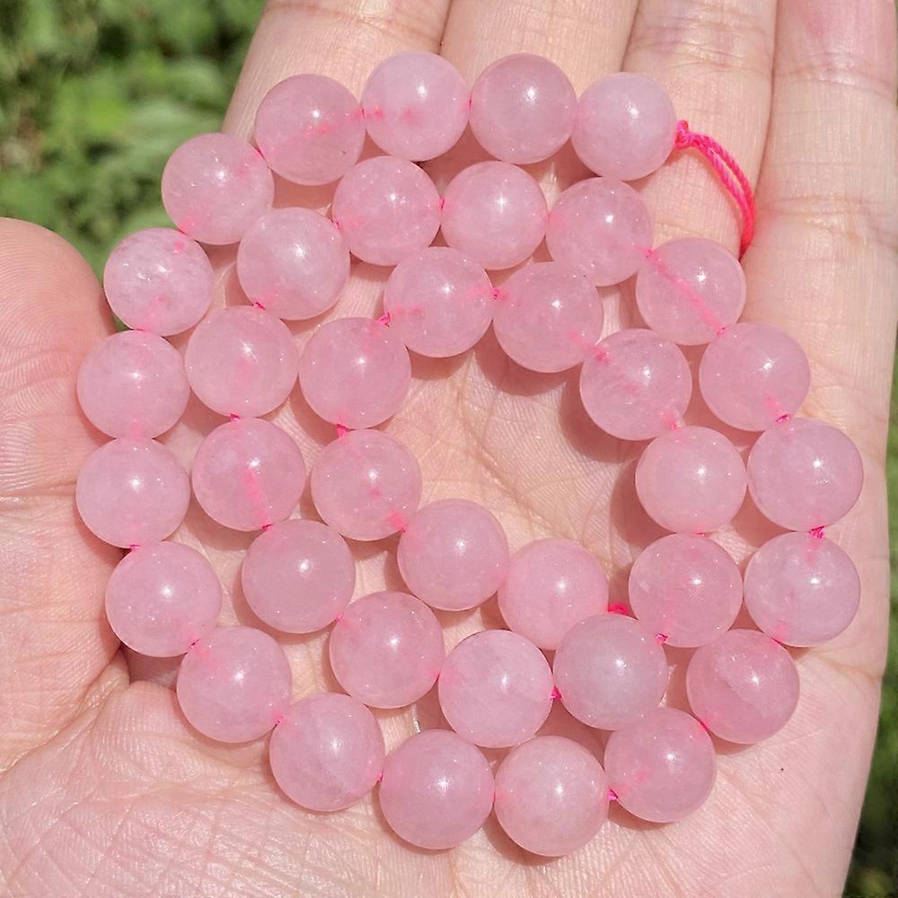 35pcs 10mm Natural Amazonite Gemstone Beads Energy Healing Crystal Round Loose Stone Beads for Jewelry Making, DIY Bracelets Necklaces