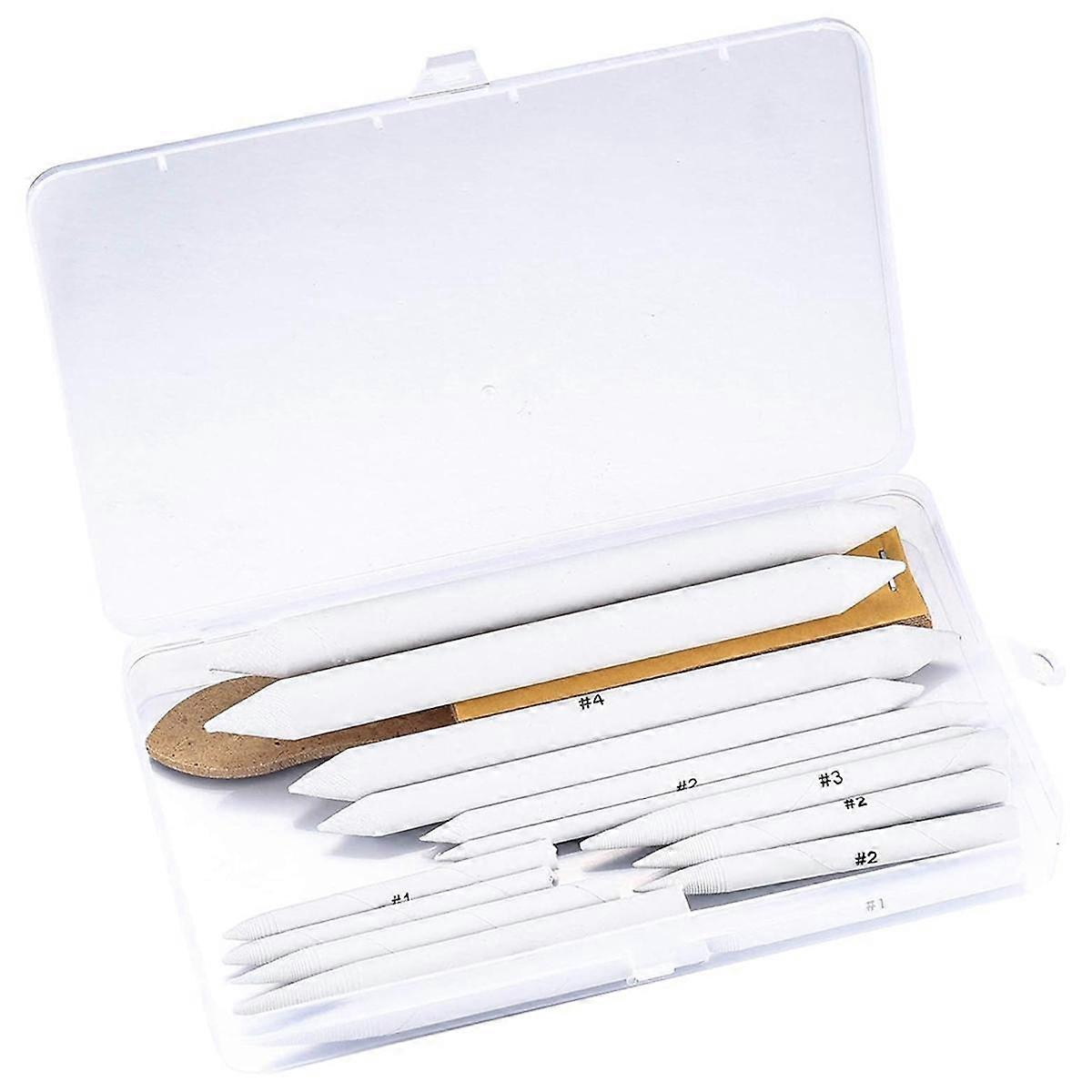 Blending Stumps and Tortillions Set, 16 Pcs Paper Blending Stump Set, Paper Art Blenders Sketch Drawing Tools