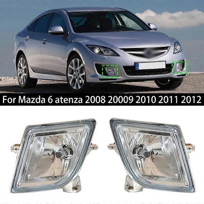 Auto frente esquerda lado direito farol de neblina para Mazda 6 atenza 2008 2009 2010 2011 2012 GV7D-51-680 GV7D-51-690 com lâmpadas