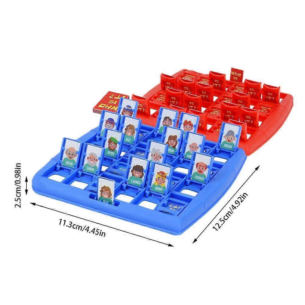 Who I Am Board Game 96Pcs Funny Logical Reasoning Thinking Puzzle Parent-Child Interactive Educational Board Game Toy Gifts