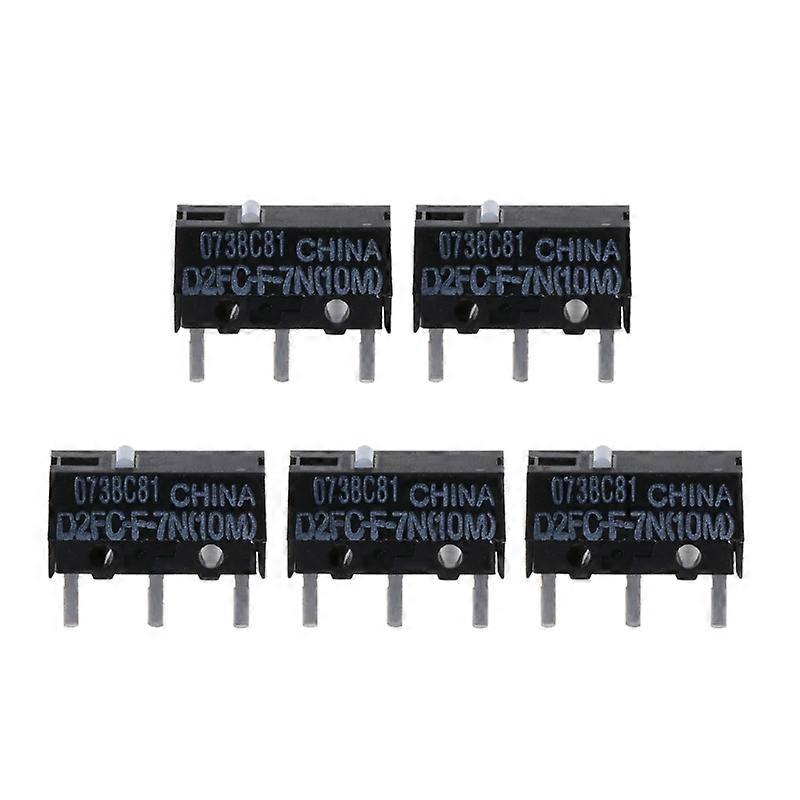 5Pcs Mouse Micro Switch D2FC-F-7N (10M Clicks) for Microswitch