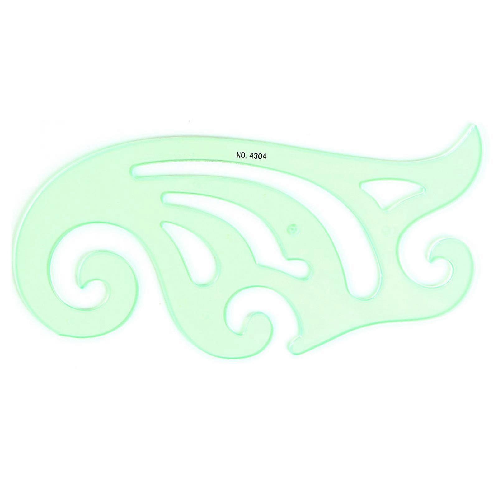 Durable Plastic Rulers Multifunctional Geometric Template Ruler For Students