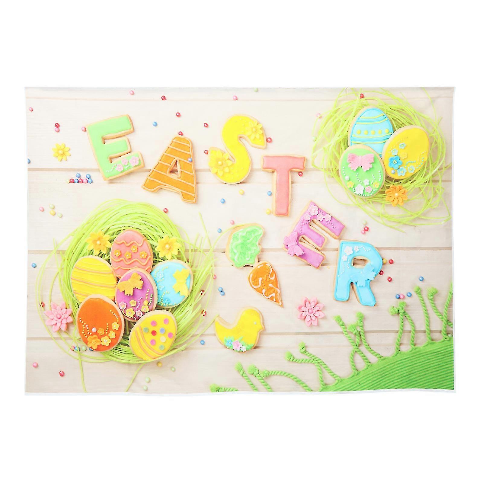 Backdrop Easter Scenic Photography Background Cloth Easter Photo Studio Props-c