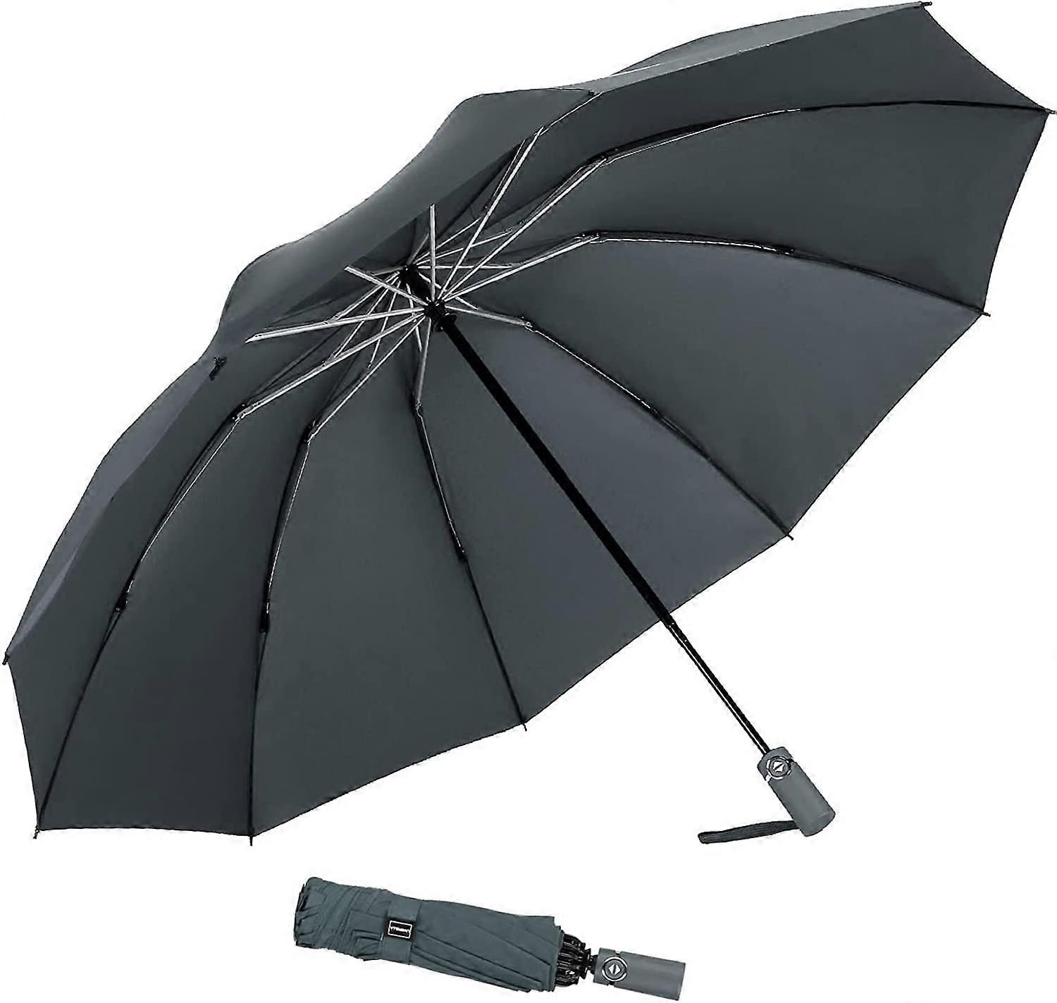 Umbrella Windproof Travel Umbrella Compact Folding Reverse Umbrella