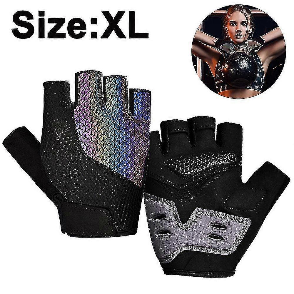 Cycling Gloves, Summer Half-Finger Gel Shock-Absorbing Mtb Gloves
