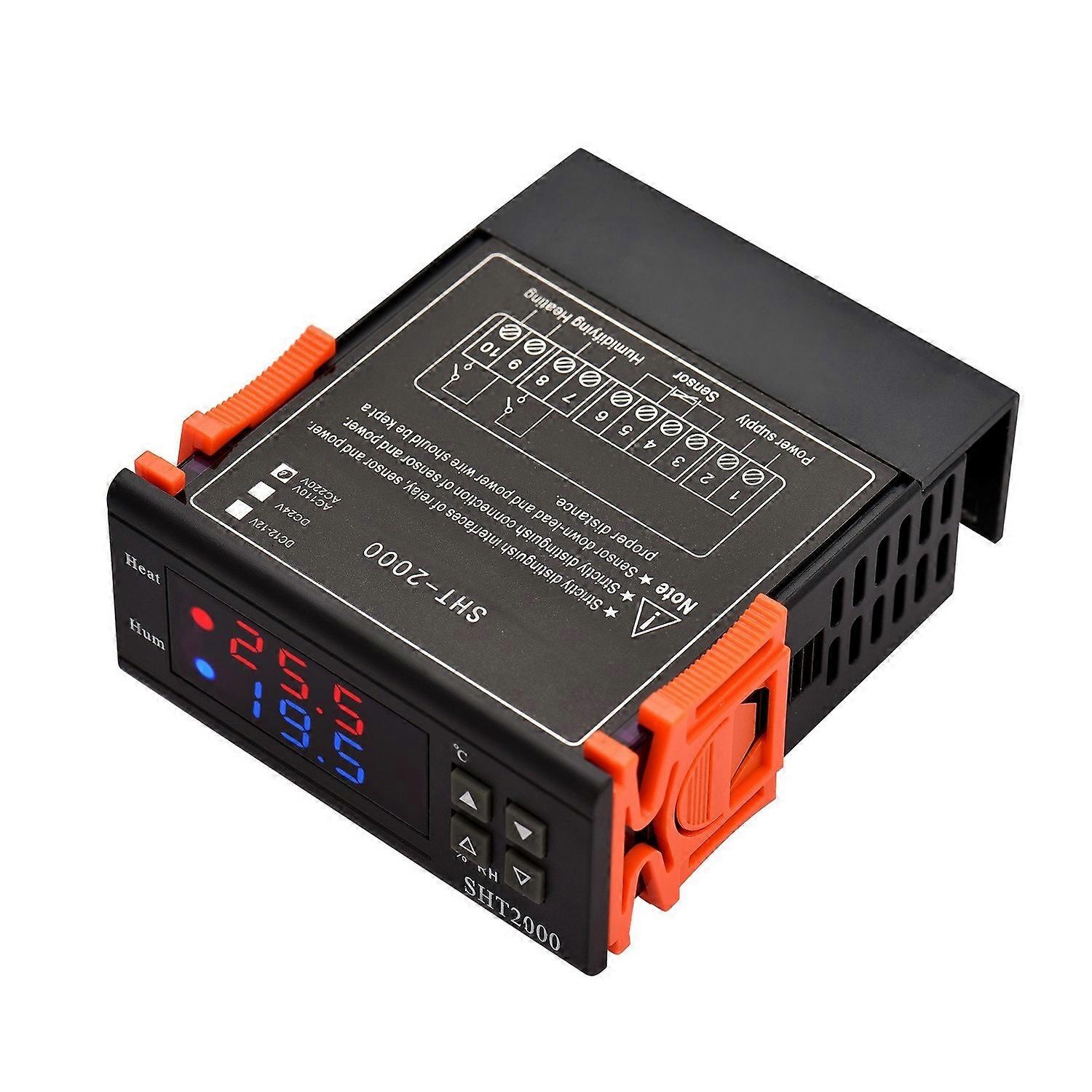 SHT2000 Digital Temperature Humidity Controller Intelligent Temperature Regulator AC 110-220V Refrig