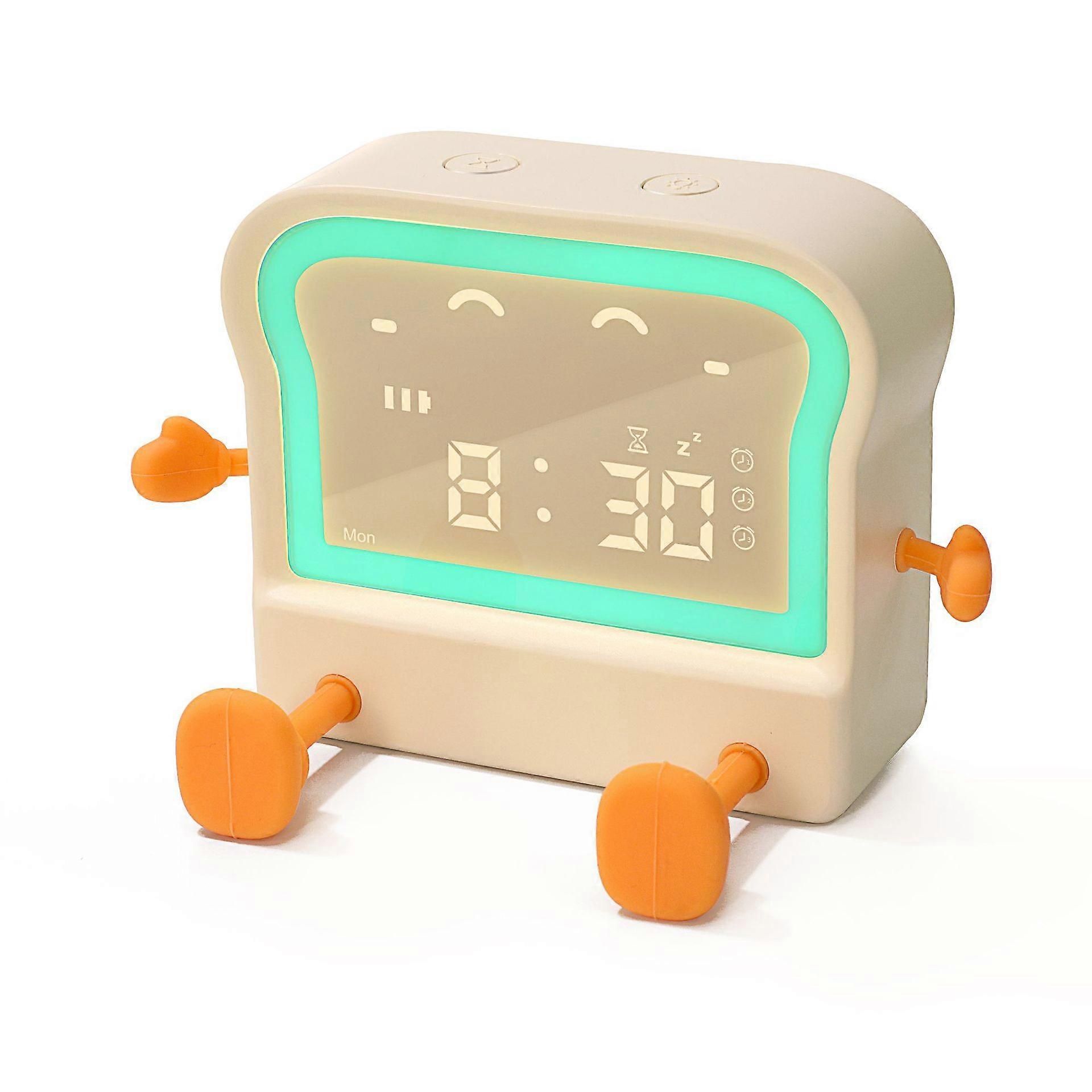 Toaster Alarm Clock for Morning Wake Up in Bedroom