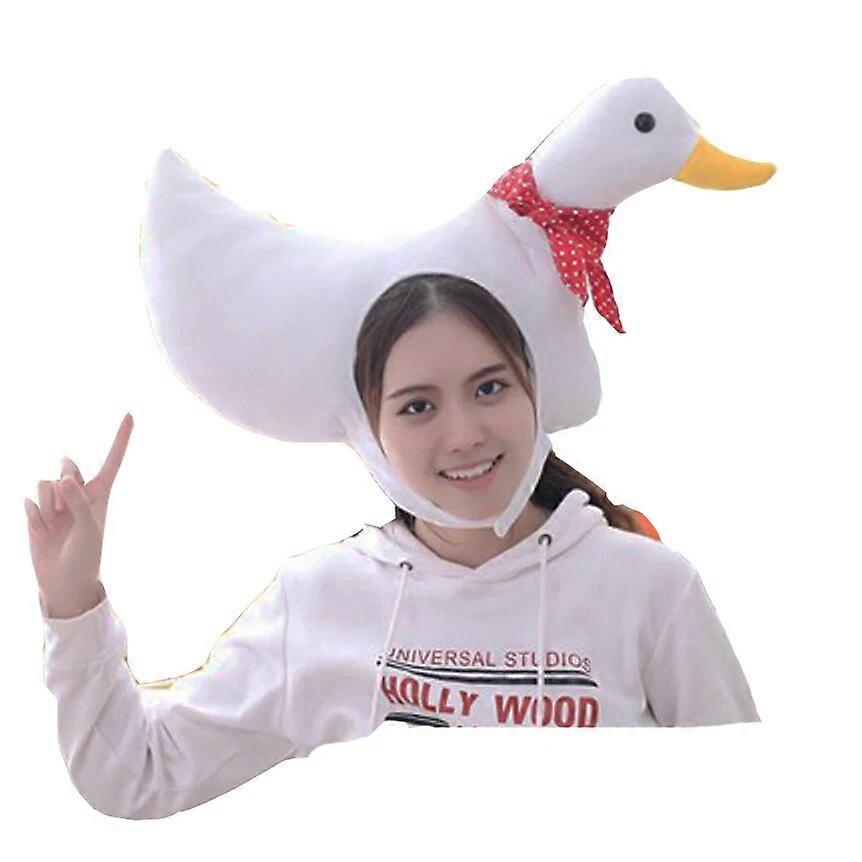 Duck headgear hat plush toy hat stuffed toy cap