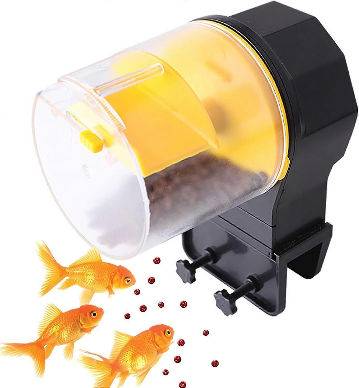 Automatic Aquarium/Fish Food Dispenser with 2 Feeding Box, Multifunctional Adjustable Fish Dispenser Digital Timer