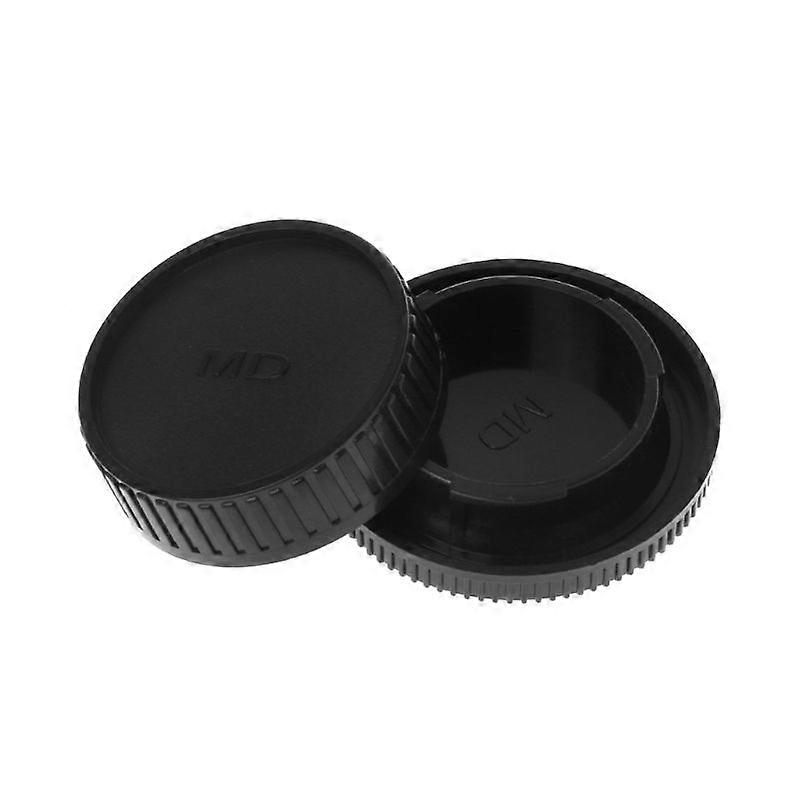 Front Body Cap & Rear Lens Cap Replacement for Minolta MD X700 DF-1 Camera