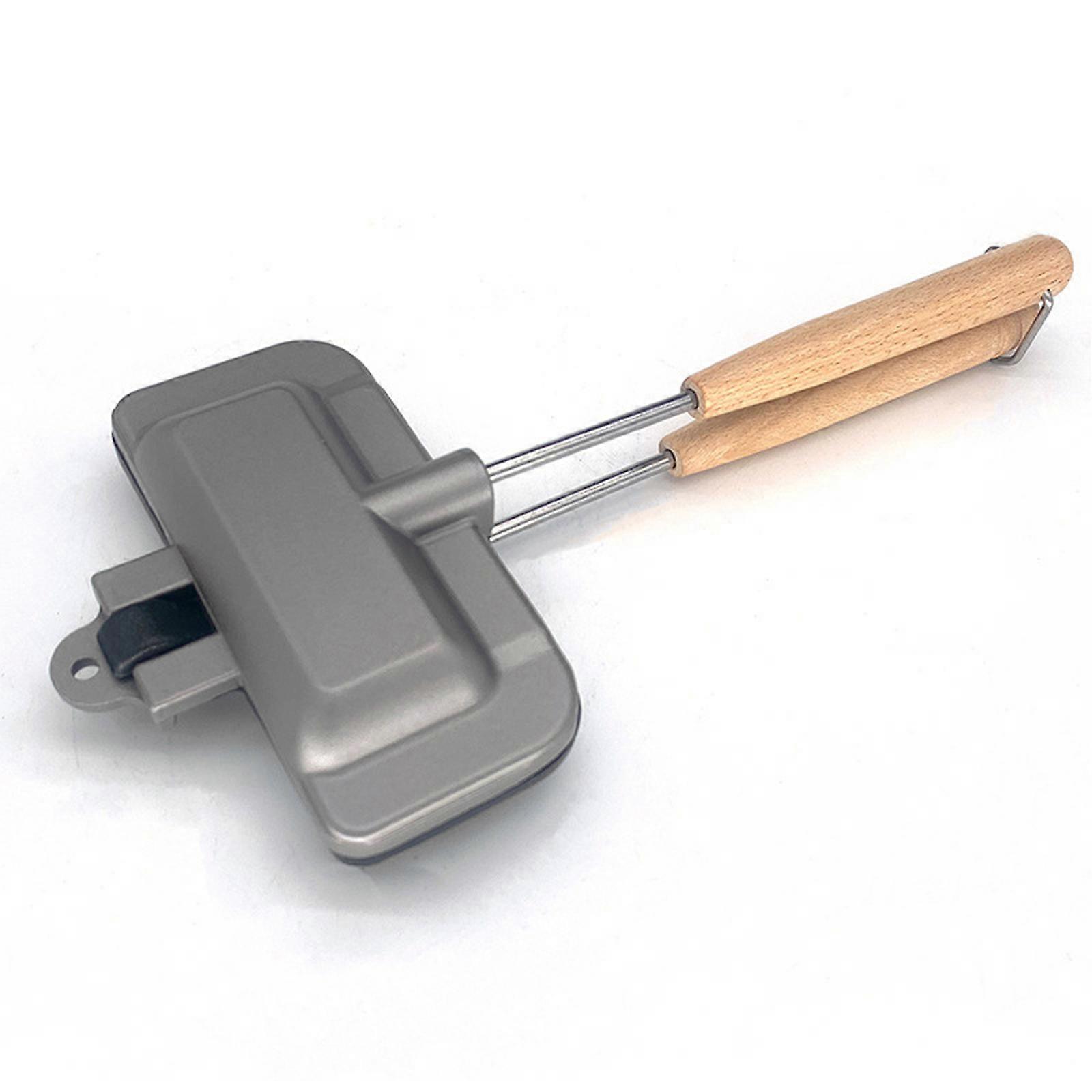 Breakfast Machine Oven Tray Double Sided Baking Pan Kitchen Utensils Tools Silver Foldable